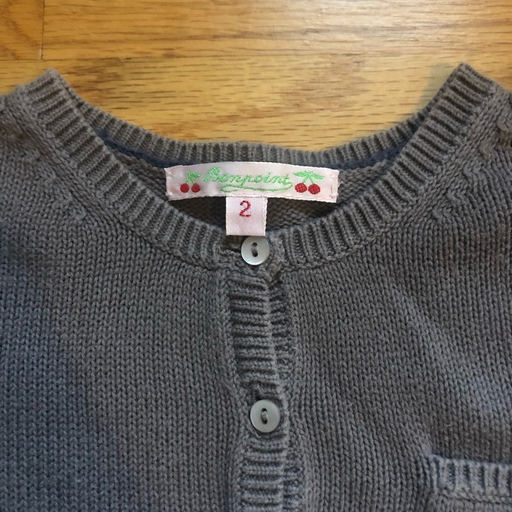 Bonpoint gray sweater